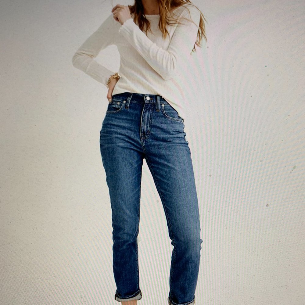Madewell, The Slim Boyjean, High Waist, #AA925, Size 29